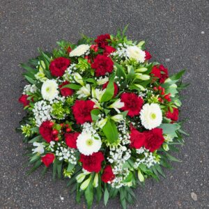 Coussin rouge LUEUR TENDRE