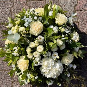 Coussin blanc SOUVENIR DOUX