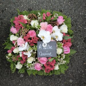 Carré rose SILENCE DOUX